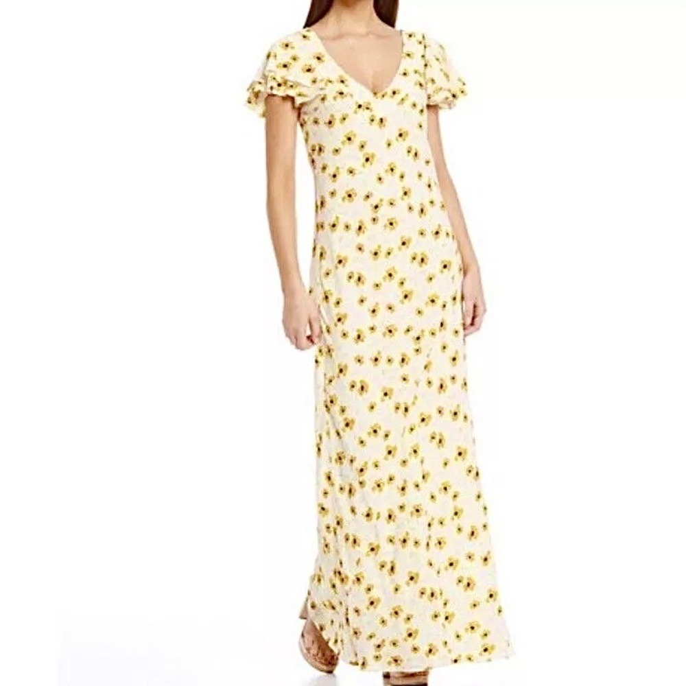 Chelsea & Violet Marbella Floral Maxi Dress. Size Xs